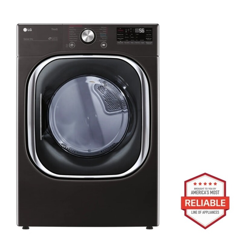 7.4 cu. ft. Ultra Large Capacity Smart wi-fi Enabled Front Load Electric Dryer with TurboSteam™ and Built-In Intelligence DLEX4500B