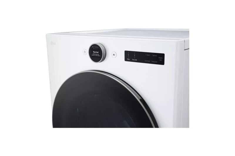 7.4 cu. ft. Ultra Large Capacity Smart Front Load Electric Dryer with Sensor Dry & Steam Technology DLEX5500W
