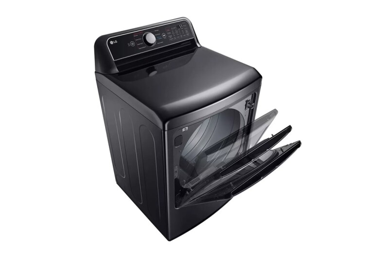 7.3 cu. ft. Smart Rear Control Electric Dryer with Sensor Dry & Steam Technology DLEX7480LE