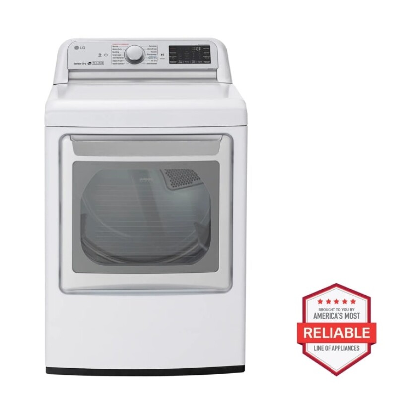 7.3 cu.ft. Smart wi-fi Enabled Electric Dryer with TurboSteam™ DLEX7800WE