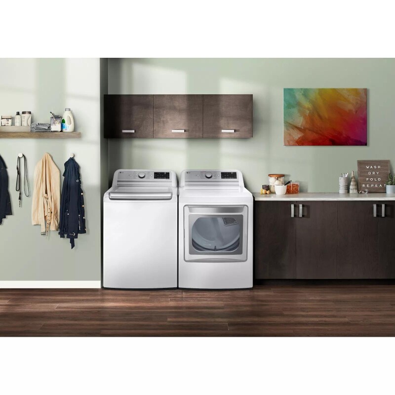 7.3 cu. ft. Ultra Large Capacity Smart wi-fi Enabled Rear Control Electric Dryer with TurboSteam™ DLEX7900WE