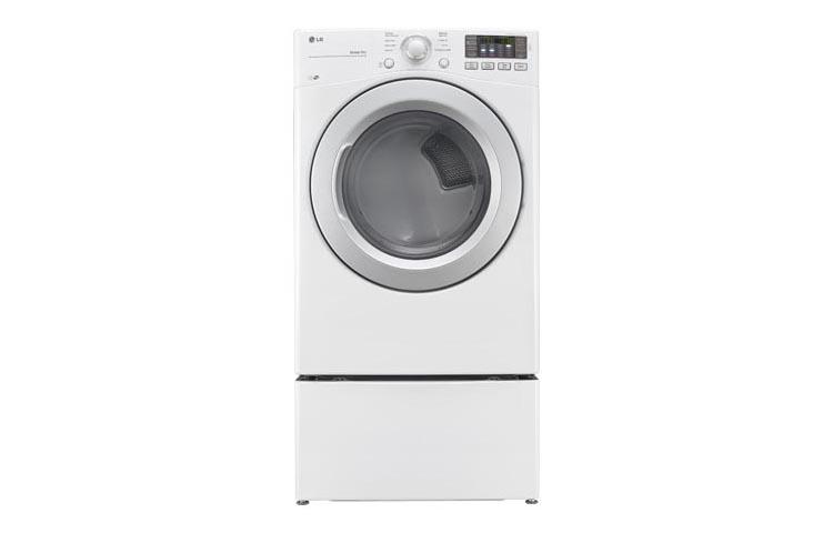LG 7.4 cu. ft. Ultra Large Capacity Dryer w/ NFC Tag On Technology White DLG3171W Picture 1