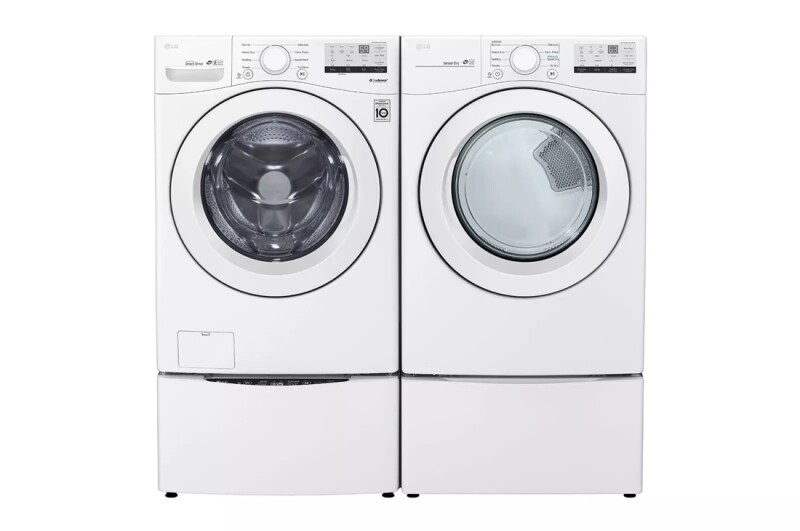 7.4 Cu. Ft. Ultra Large Capacity Front Load Gas Dryer - White DLG3401W