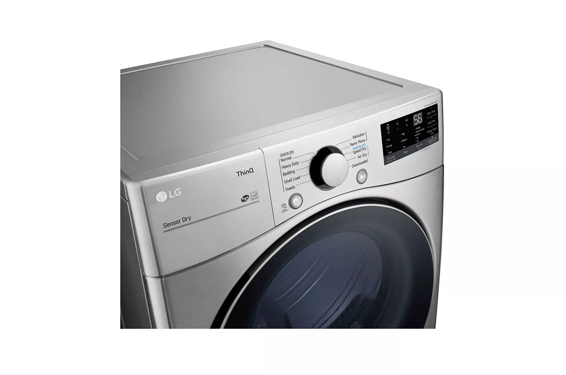 7.4 cu. ft. Ultra Large Capacity Smart wi-fi Enabled Front Load Gas Dryer with Built-In Intelligence DLG3601V