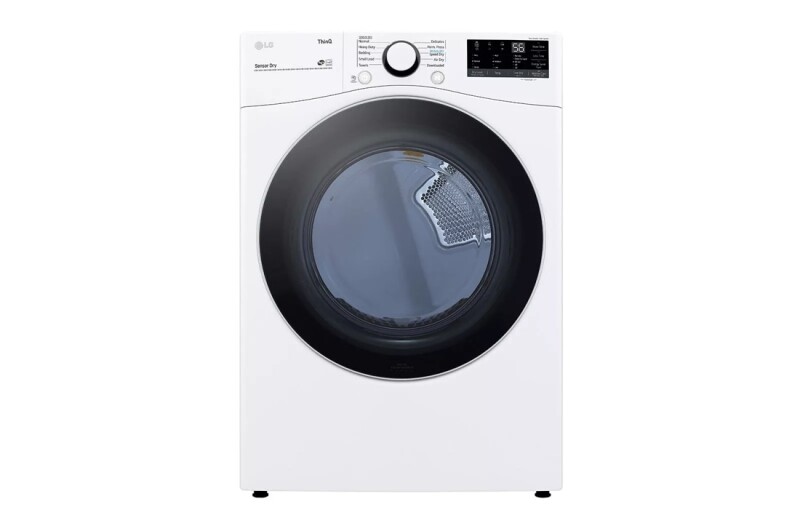 7.4 cu. ft. Ultra Large Capacity Smart wi-fi Enabled Front Load Gas Dryer with Built-In Intelligence DLG3601W