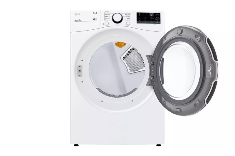 7.4 cu. ft. Ultra Large Capacity Smart wi-fi Enabled Front Load Gas Dryer with Built-In Intelligence DLG3601W