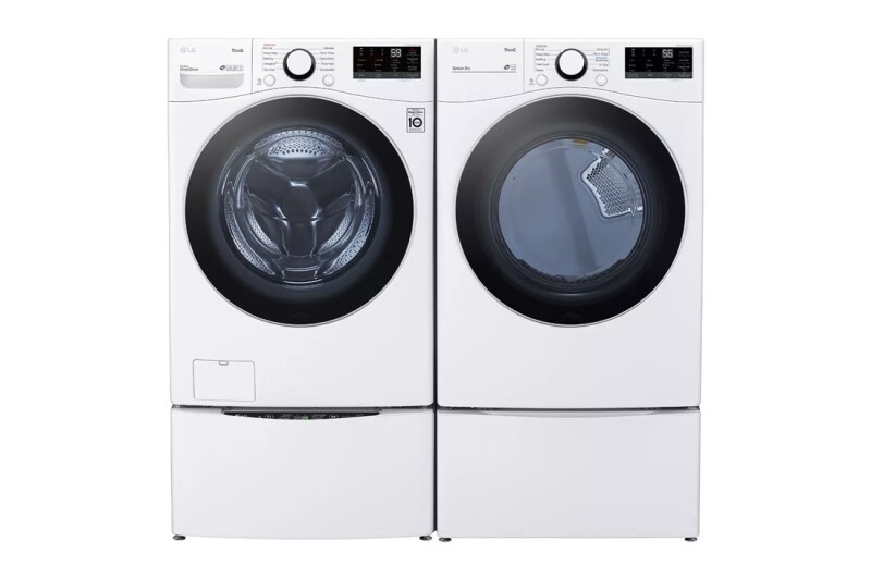 7.4 cu. ft. Ultra Large Capacity Smart wi-fi Enabled Front Load Gas Dryer with Built-In Intelligence DLG3601W