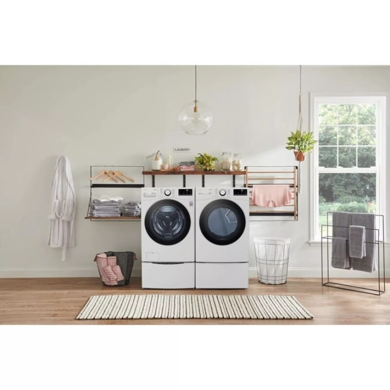 7.4 cu. ft. Ultra Large Capacity Smart wi-fi Enabled Front Load Gas Dryer with Built-In Intelligence DLG3601W