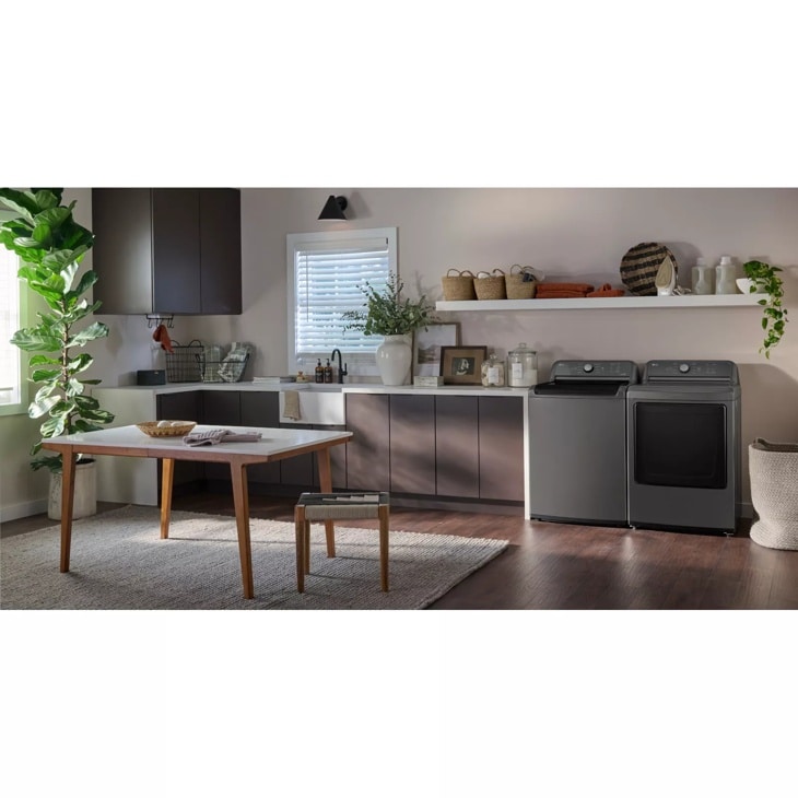 7.3 cu. ft. Ultra Large Capacity Rear Control Gas Dryer with Sensor Dry Technology DLG6101M