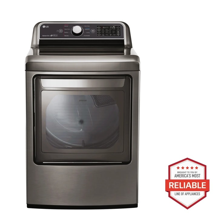 7.3 cu. ft. Ultra Large Capacity Smart wi-fi Enabled Gas Dryer with Sensor Dry Technology DLG7301VE