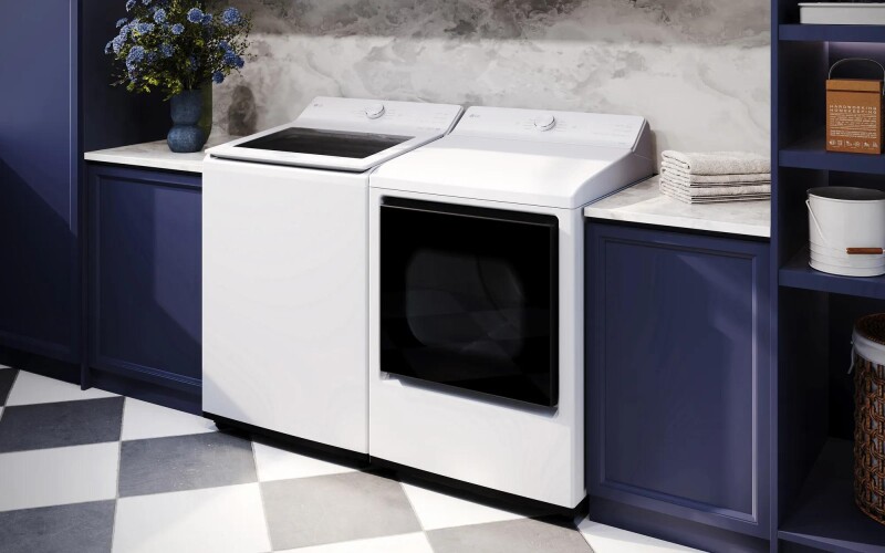 7.3 Cu. Ft. Ultra Large Capacity Rear Control Gas Dryer With Ai Sensing And Thinq® Smart Features DLG8201W