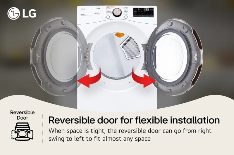 7.4 cu. ft. Ultra Large Capacity Smart wi-fi Enabled Front Load Gas Dryer with TurboSteam™ and Built-In Intelligence DLGX4001W