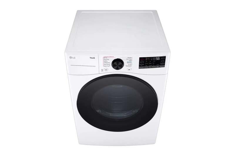 7.4 cu. ft. Ultra Large Capacity Smart Front Load Gas Dryer with Sensor Dry & Steam Technology DLGX4081W