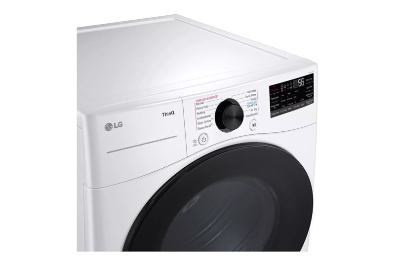 7.4 cu. ft. Ultra Large Capacity Smart Front Load Gas Dryer with Sensor Dry & Steam Technology DLGX4081W