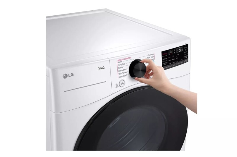 7.4 cu. ft. Ultra Large Capacity Smart Front Load Gas Dryer with Sensor Dry & Steam Technology DLGX4081W