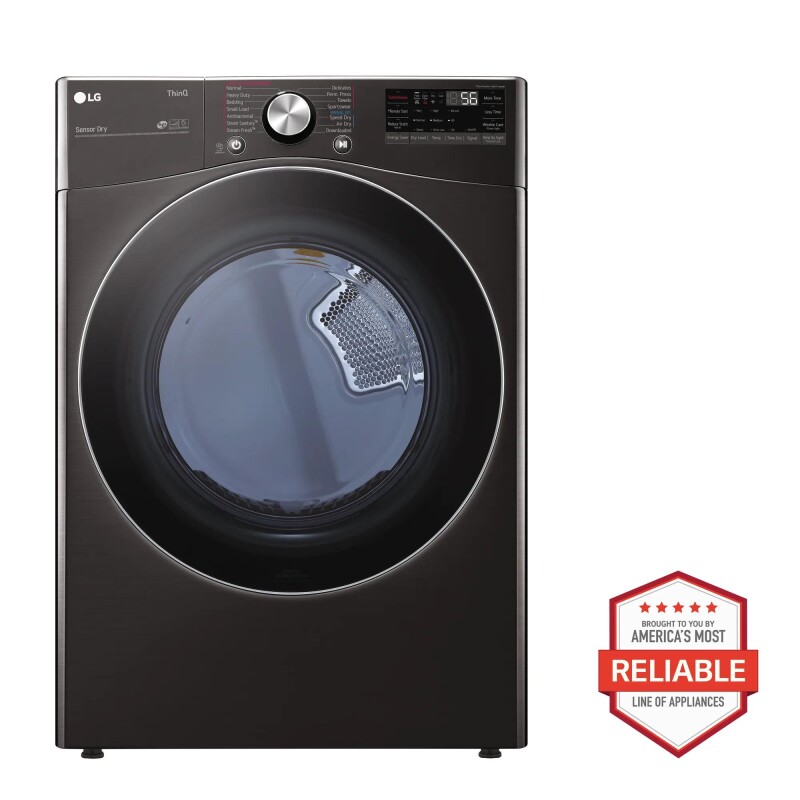7.4 cu. ft. Ultra Large Capacity Smart wi-fi Enabled Front Load Gas Dryer with TurboSteam™ and Built-In Intelligence DLGX4201B