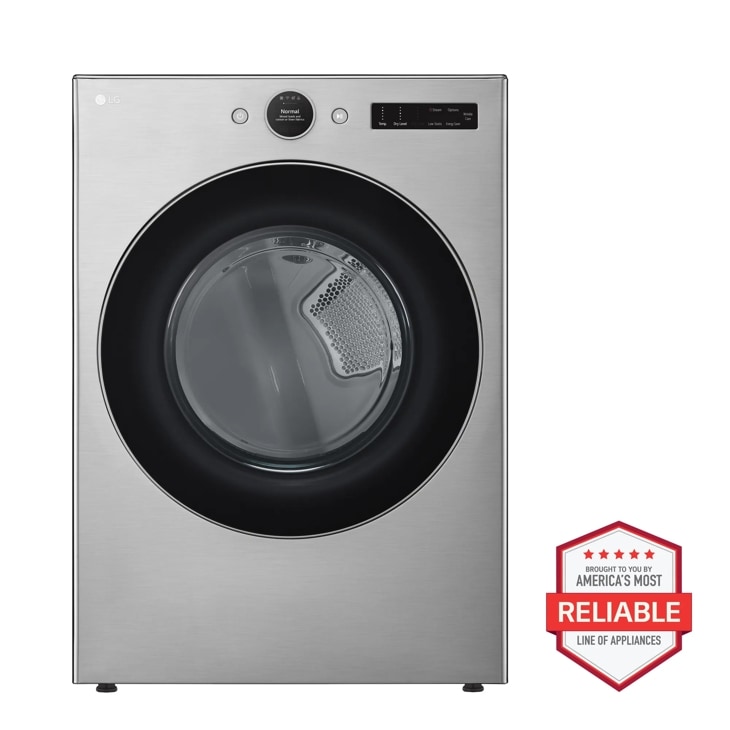 7.4 cu. ft. Ultra Large Capacity Smart Front Load Gas Dryer with Sensor Dry & Steam Technology DLGX5501V