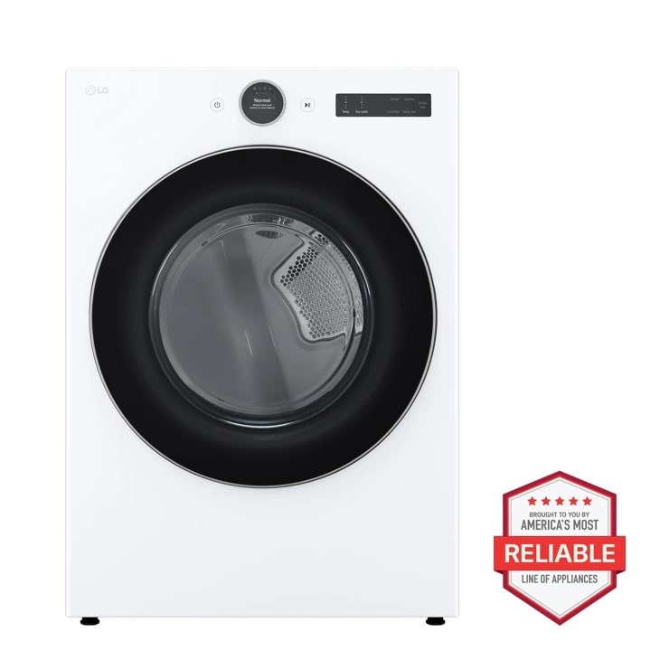 7.4 cu. ft. Ultra Large Capacity Smart Front Load Gas Dryer with Sensor Dry & Steam Technology DLGX5501W