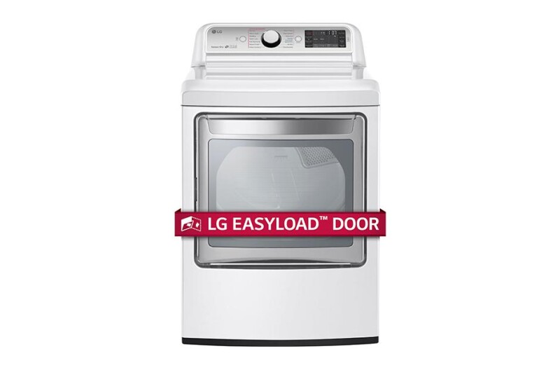 7.3 cu. ft. Ultra Large Capacity TurboSteam™ Gas Dryer with EasyLoad™ Door DLGX7601WE
