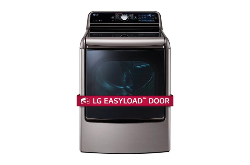 9.0 cu.ft. Mega Capacity TurboSteam™ Dryer with EasyLoad™ Door DLGX7701VE
