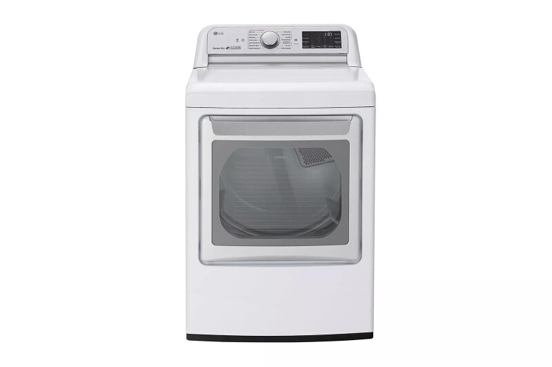 LG 7.3 cu.ft. Smart Wi-Fi Enabled Gas Dryer with TurboSteam™ White DLGX7881WE Picture 1