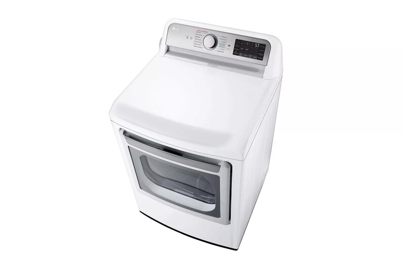 7.3 cu. ft. Ultra Large Capacity Smart wi-fi Enabled Rear Control Gas Dryer with TurboSteam™ DLGX7901WE