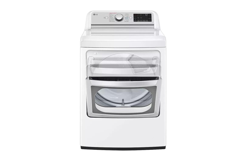 7.3 cu. ft. Ultra Large Capacity Smart wi-fi Enabled Rear Control Gas Dryer with TurboSteam™ DLGX7901WE