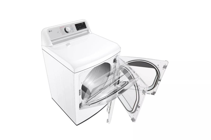 7.3 cu. ft. Ultra Large Capacity Smart wi-fi Enabled Rear Control Gas Dryer with TurboSteam™ DLGX7901WE