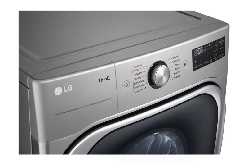 9.0 cu. ft. Mega Capacity Smart wi-fi Enabled Front Load Gas Dryer with TurboSteam™ and Built-In Intelligence DLGX8981V