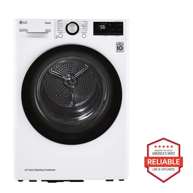 4.2 cu.ft. Smart wi-fi Enabled Compact Front Load Dryer with Dual Inverter HeatPump™ Technology DLHC1455V