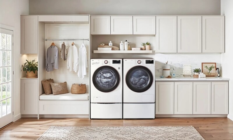 7.8 cu. ft. Mega Capacity Smart Front Load Dryer with Dual Inverter HeatPump™ Technology DLHC4002W