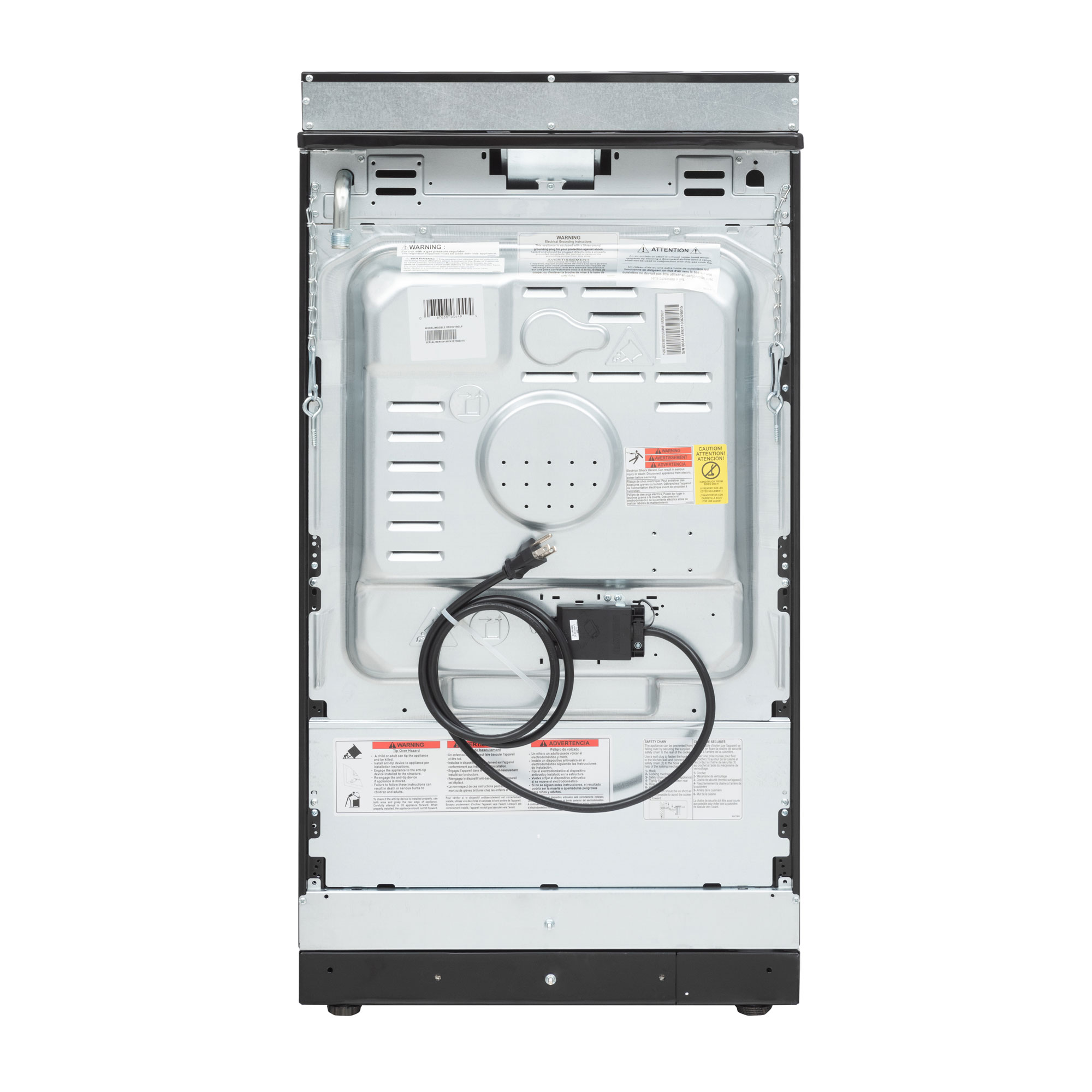 20″ Wide Gas Range in Black DR20V1BGLP