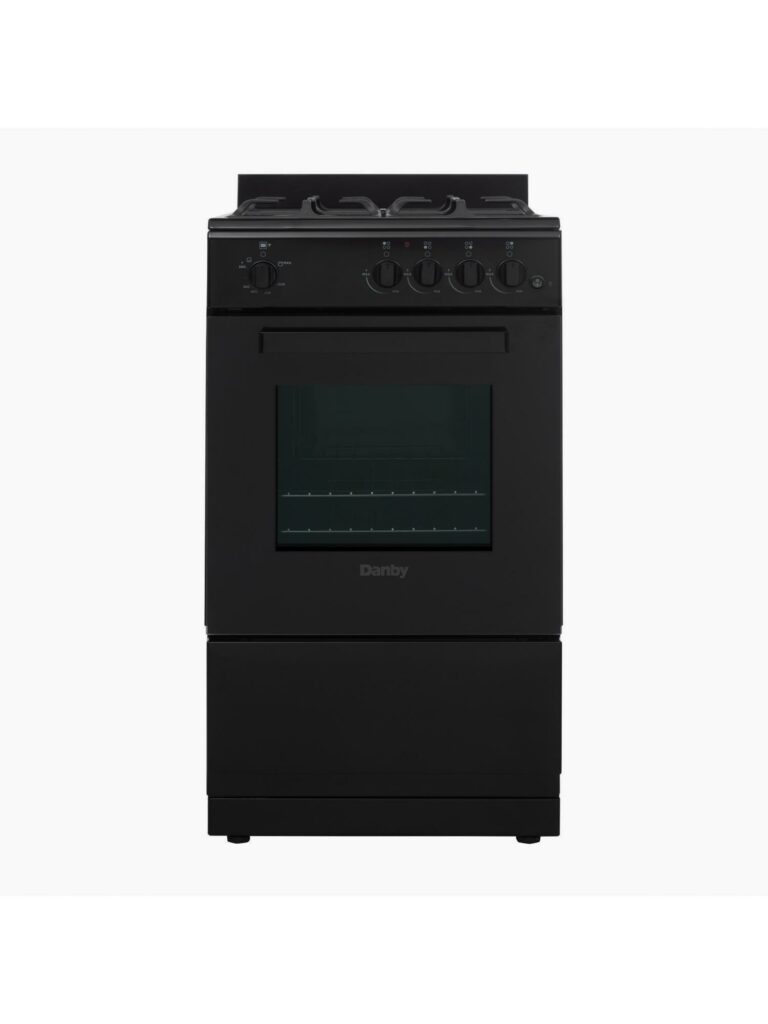 20″ Wide Gas Range in Black DR20V1BGLP