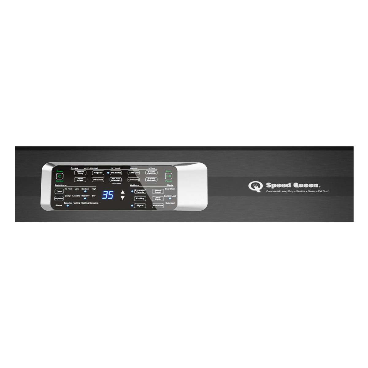 DR7 Sanitizing Electric Dryer with Pet Plus™ DR7004WE