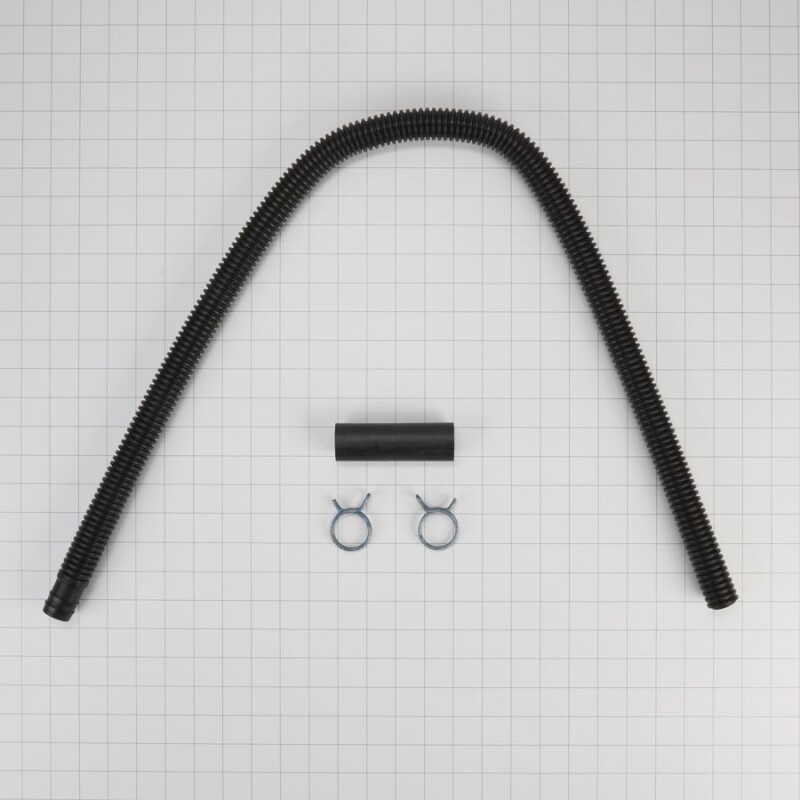 Whirlpool Washer Outer Drain Hose Extension Kit Black DRNEXT4 Picture 1