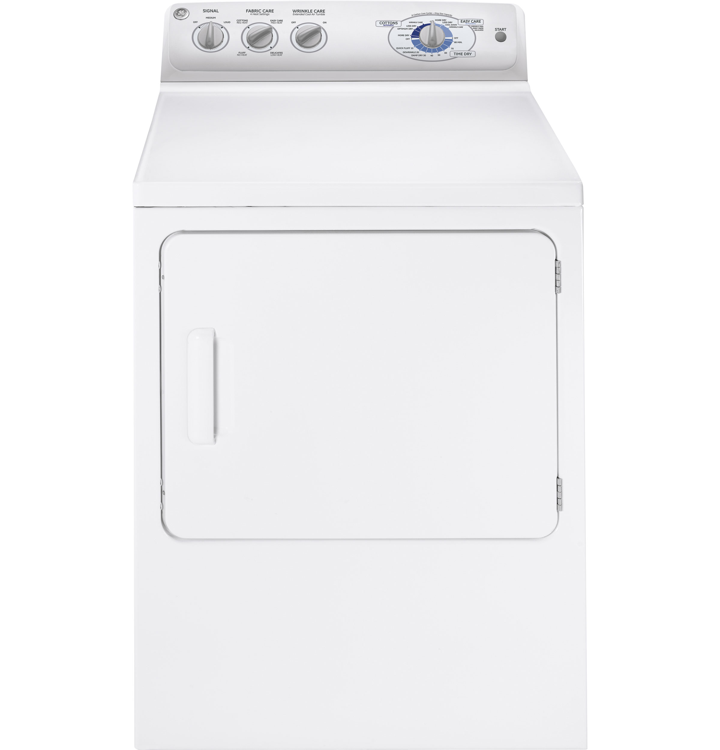 7.0 Cu. Ft. Super Capacity Electric Dryer with Stainless Steel Drum DRSR483EGWW