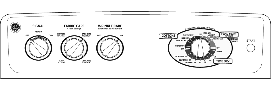7.0 Cu. Ft. Super Capacity Electric Dryer with Stainless Steel Drum DRSR483EGWW