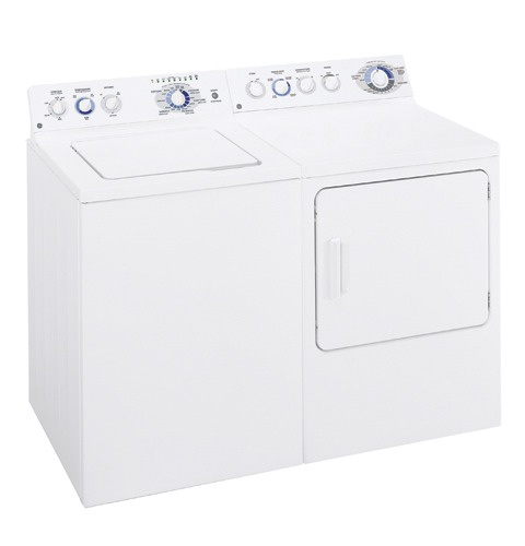 7.0 Cu. Ft. Super Capacity Gas Dryer with Stainless Steel Drum DRSR483GDWW