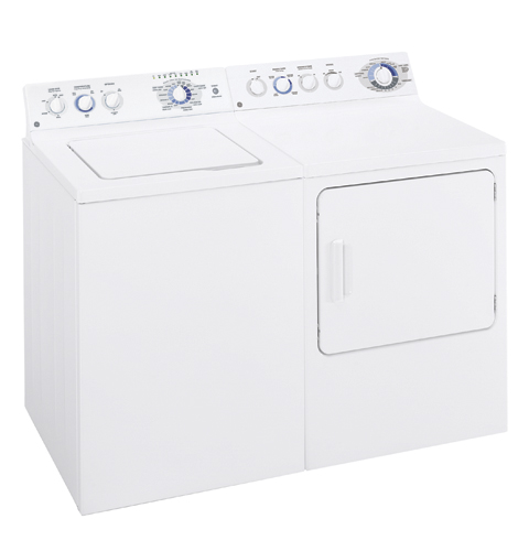 7.0 Cu. Ft. Super Capacity Gas Dryer with Stainless Steel Drum DRSR483GDWW