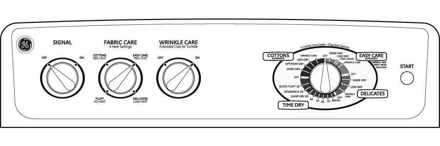 7.0 Cu. Ft. Super Capacity Gas Dryer with Stainless Steel Drum DRSR495GGWW