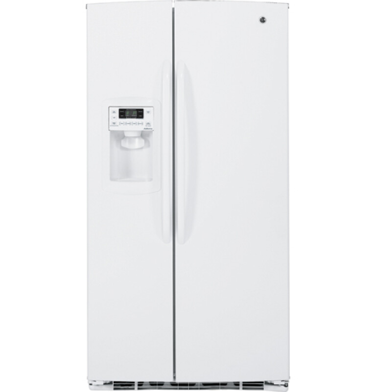 GE Adora 25.4 Cu. Ft. Side-By-Side Refrigerator White DSHF5PGXWW Picture 1
