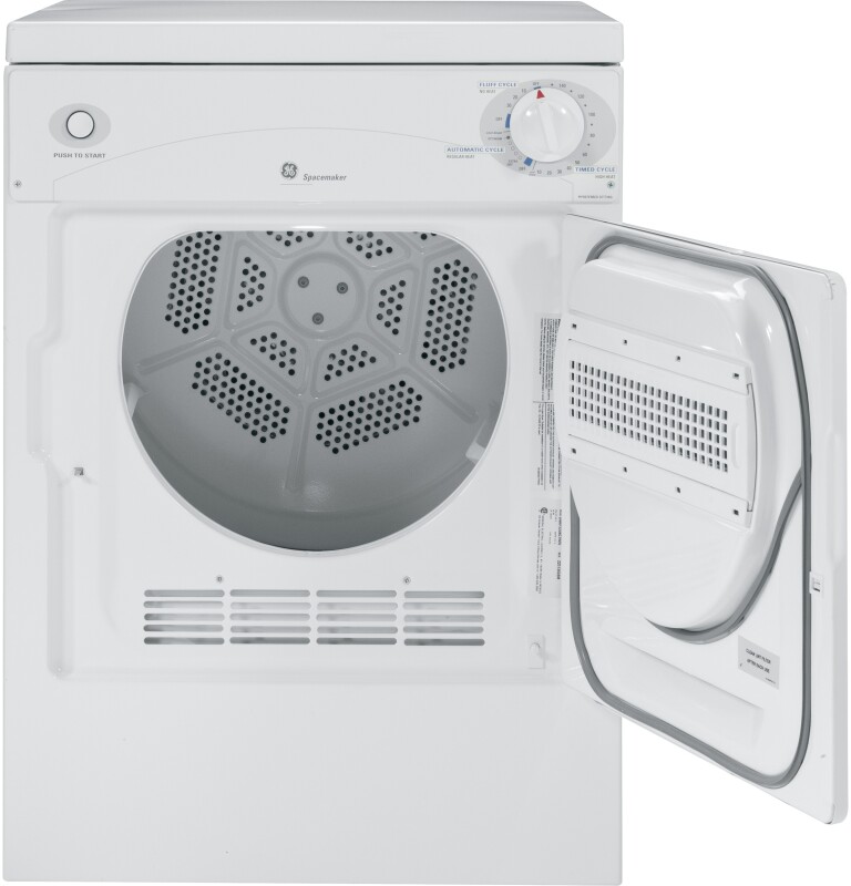 Spacemaker 120V 3.6 cu. ft. Capacity Portable Electric Dryer DSKP333ECWW