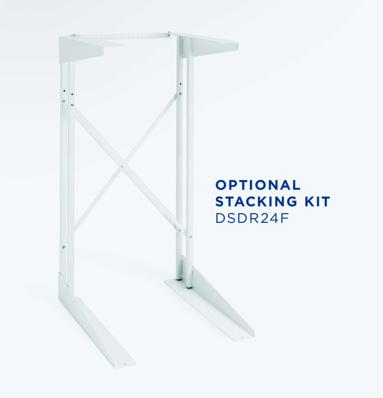 Spacemaker 120V 3.6 cu. ft. Capacity Portable Electric Dryer DSKP333ECWW