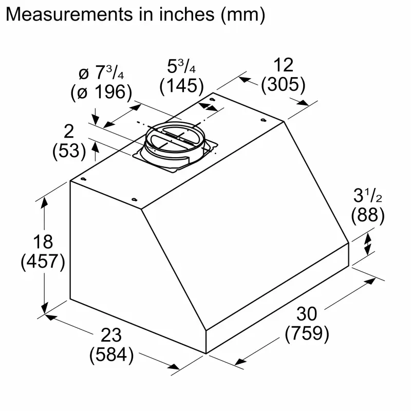 Benchmark™ Undercabinet Hood DUHP0853UC