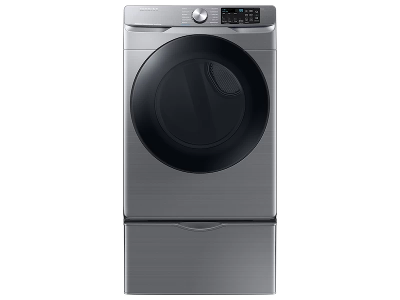 7.5 cu. ft. Smart Electric Dryer with Steam Sanitize+ in Platinum DVE45B6300PA3