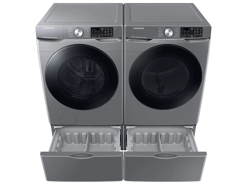 7.5 cu. ft. Smart Electric Dryer with Steam Sanitize+ in Platinum DVE45B6300PA3