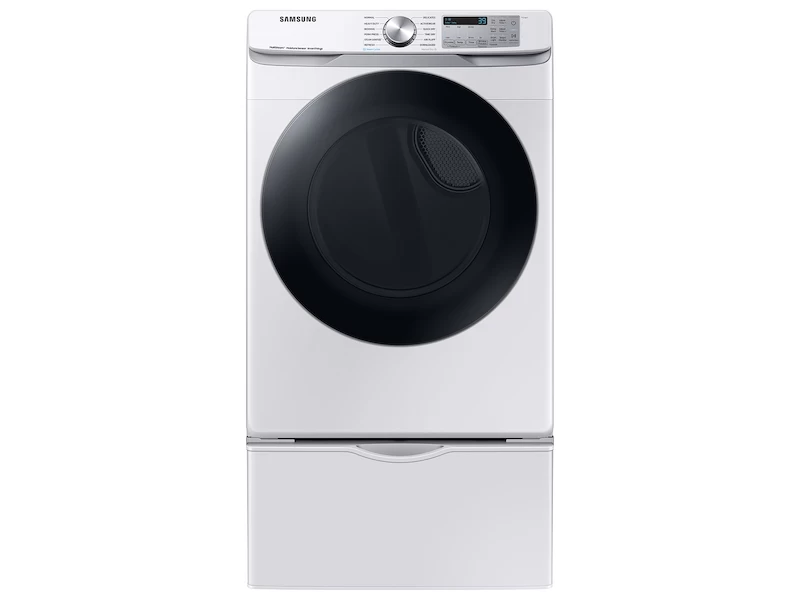 7.5 cu. ft. Smart Electric Dryer with Steam Sanitize+ in White DVE45B6300WA3