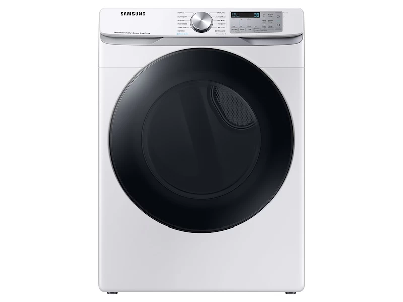 7.5 cu. ft. Smart Electric Dryer with Steam Sanitize+ in White DVE45B6300WA3