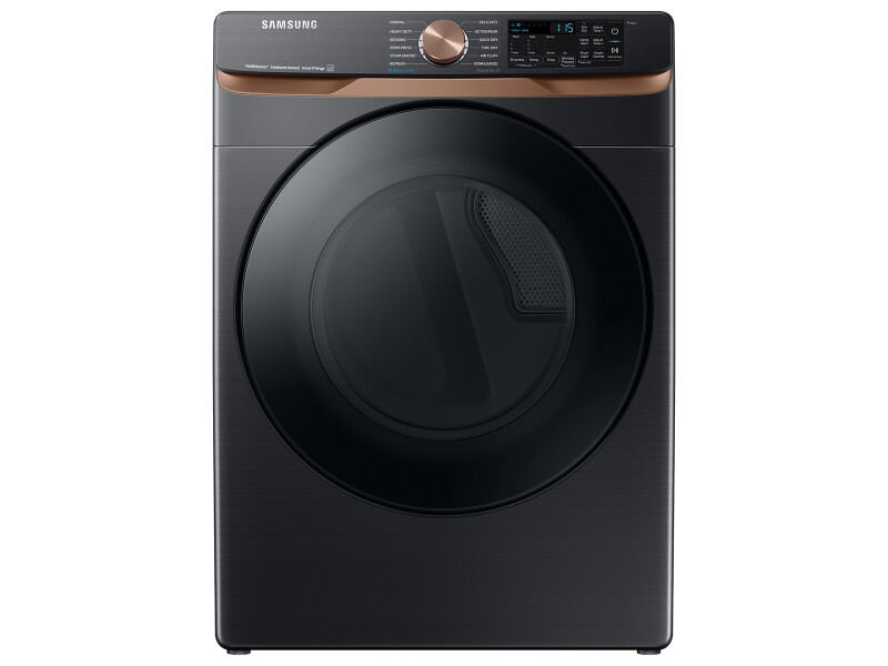 Samsung 7.5 cu. ft. Smart Electric Dryer with Steam Sanitize+ and Sensor Dry in Brushed Black Other DVE50BG8300VA3 Picture 1