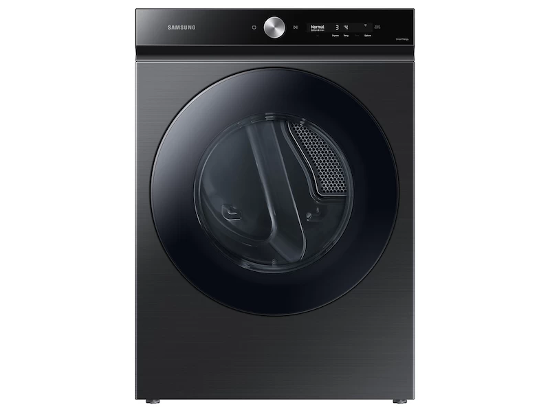 Bespoke 7.6 cu. ft. Ultra Capacity Electric Dryer with Super Speed Dry and AI Smart Dial in Brushed Black DVE53BB8700VA3